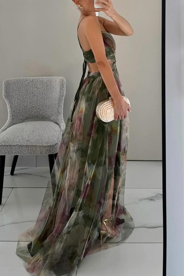Celestine Watercolor Dress