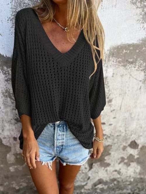 Ocean Whisper Knit Sweater