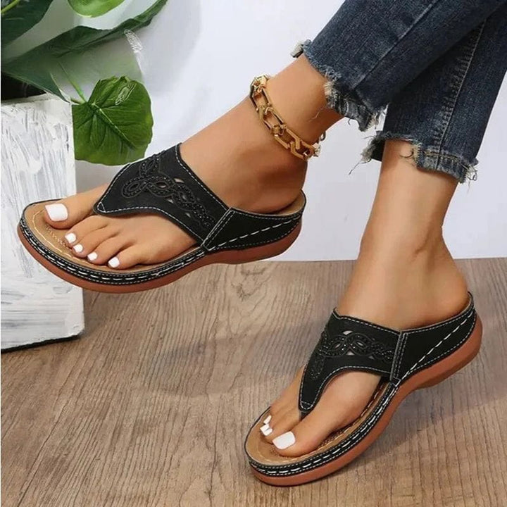 Pescoluse Orthopedic Leather Sandals