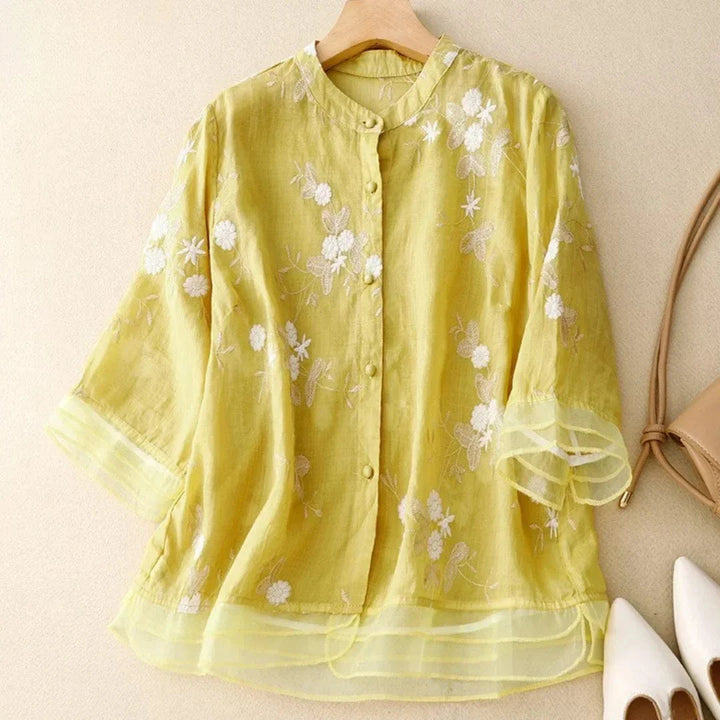 Laurienne Linen Blouse