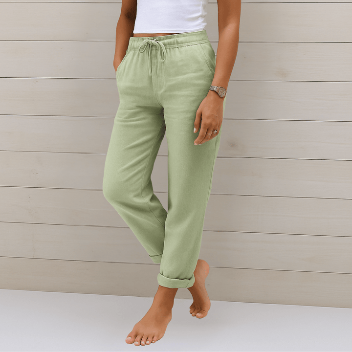 Maylora Linen Stretch Pants