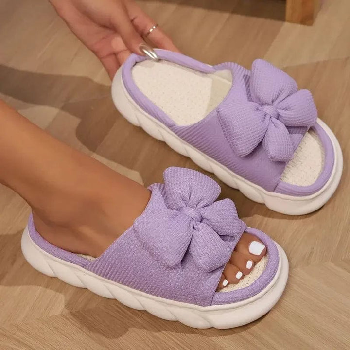 Cherie Bliss Bow Slides