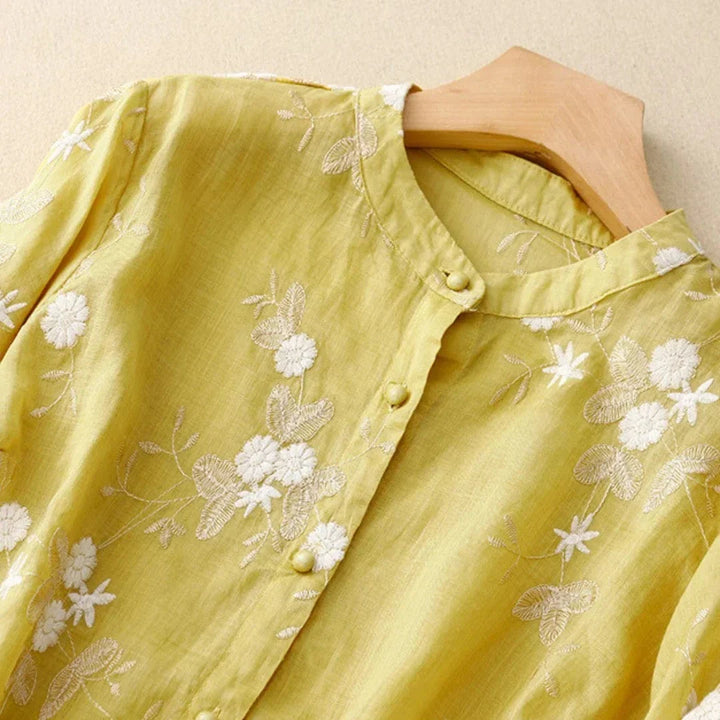Laurienne Linen Blouse