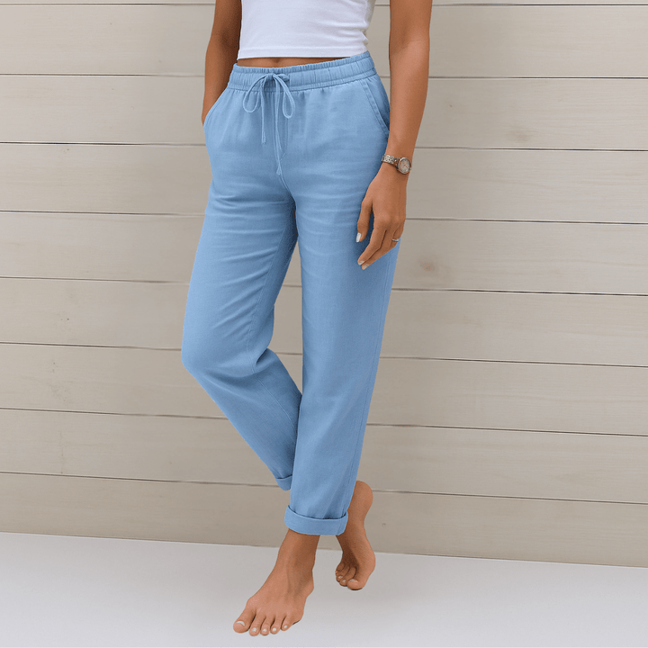 Maylora Linen Stretch Pants