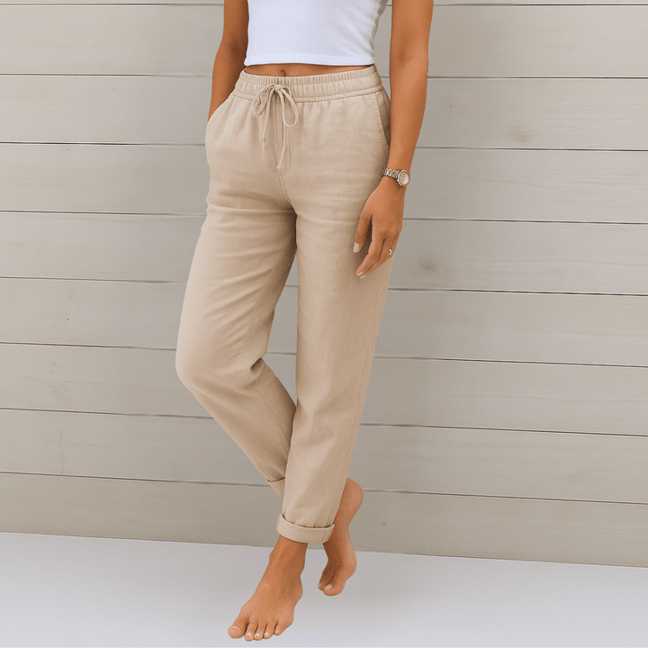 Maylora Linen Stretch Pants