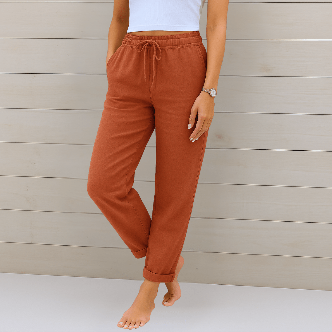 Maylora Linen Stretch Pants