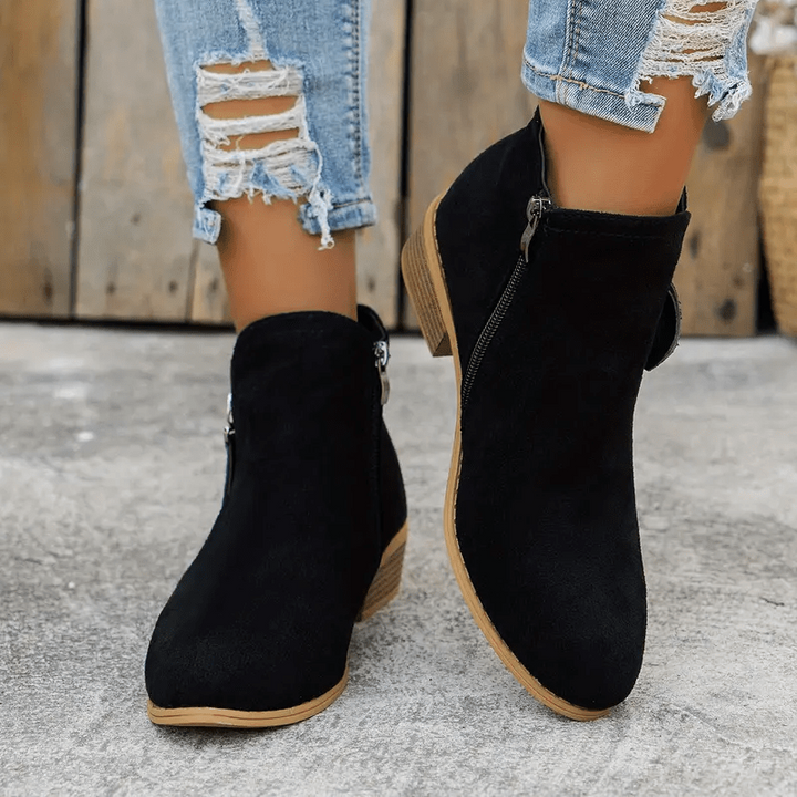 Alba Zipper Boots