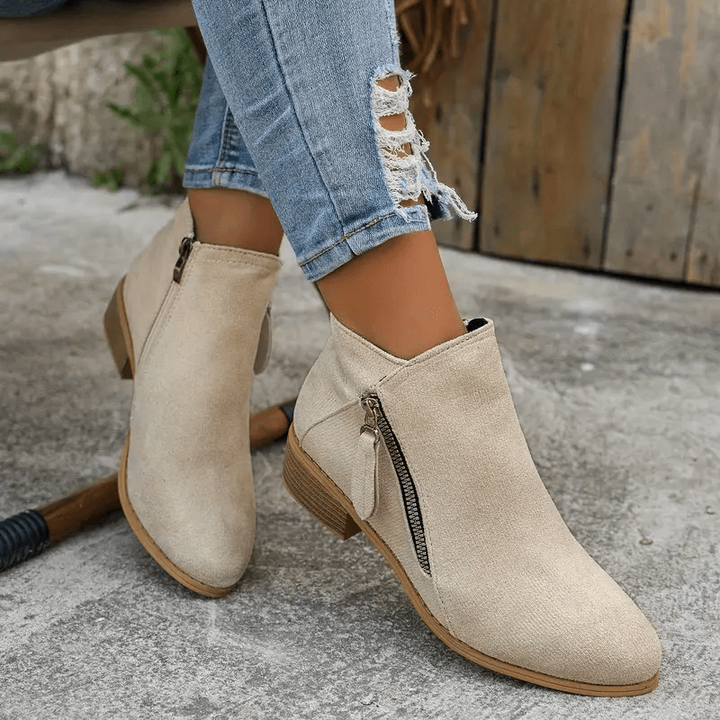 Alba Zipper Boots