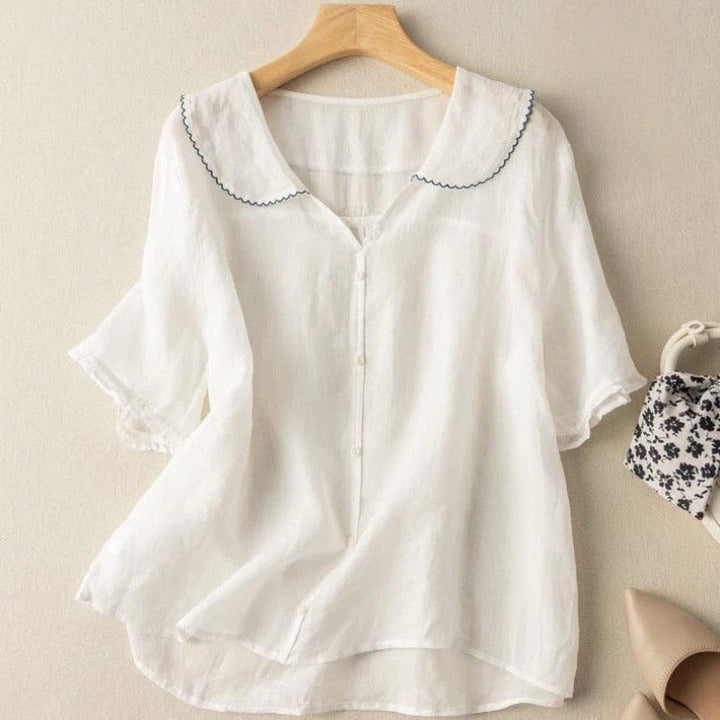 Élise Linen Blouse