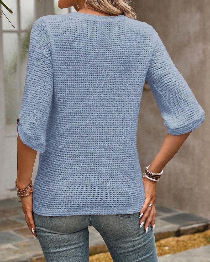 Valeria Half-Sleeve Top