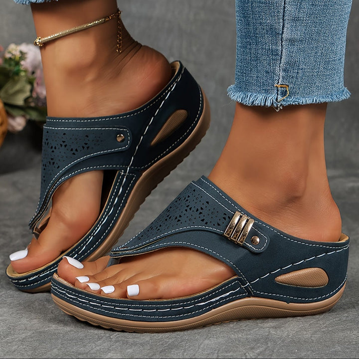 Giulia Orthopedic Wedge Sandals
