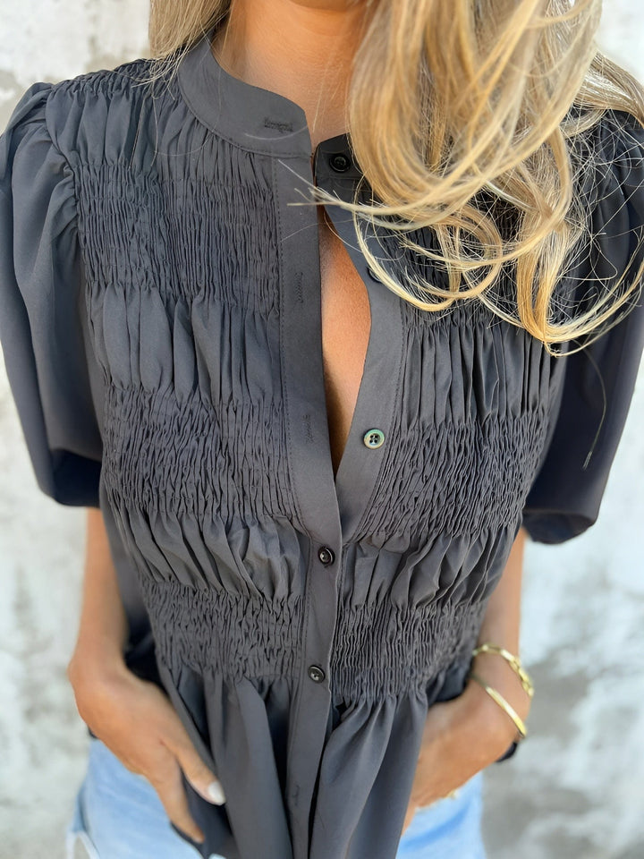 Silvana Pleated Blouse
