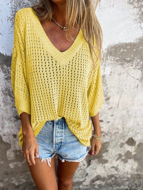 Ocean Whisper Knit Sweater