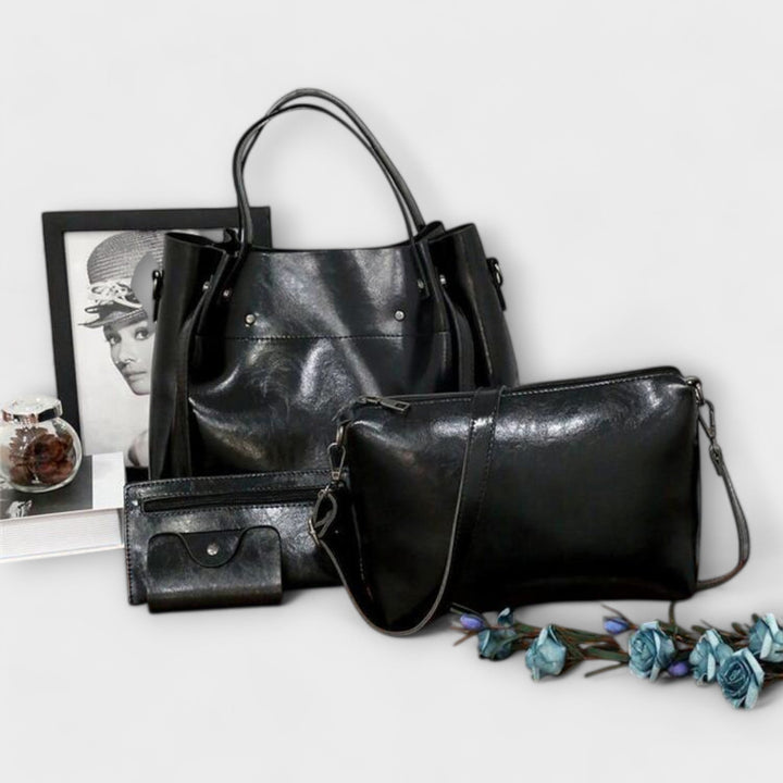 Ava - 4-Piece Vintage Bag Set