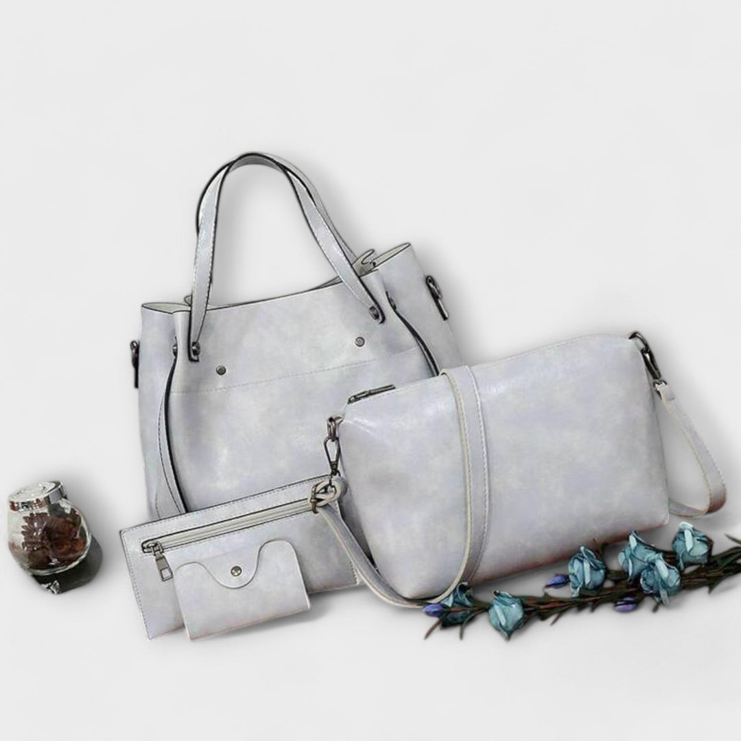 Ava - 4-Piece Vintage Bag Set