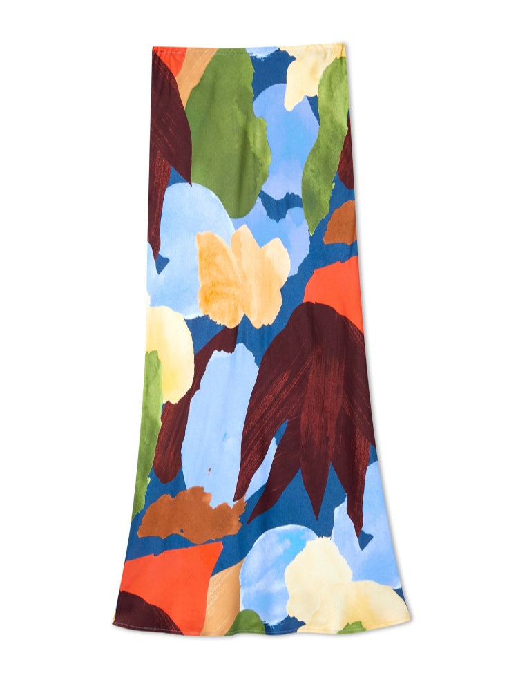 Abstract Geometric Pattern Skirt