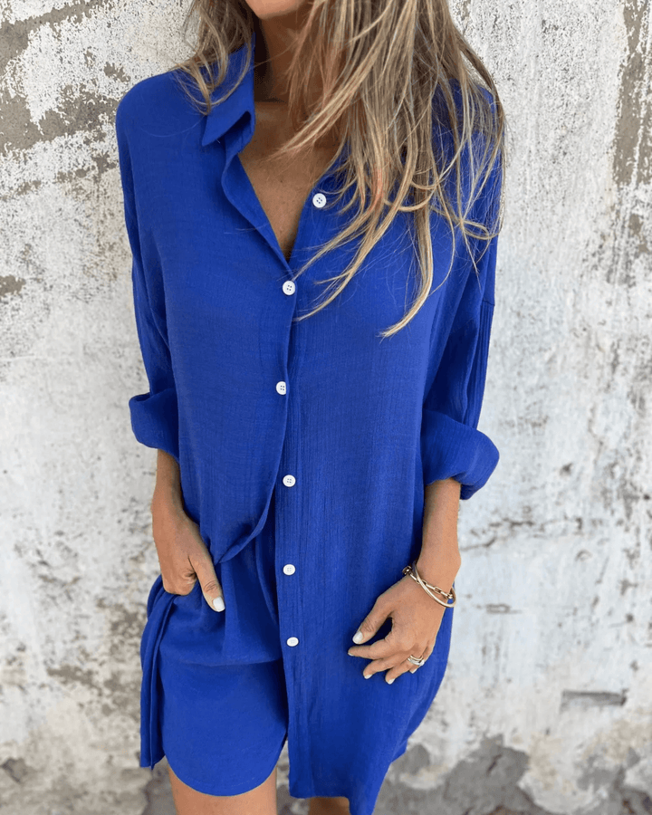 Casual Shirt & Shorts Set