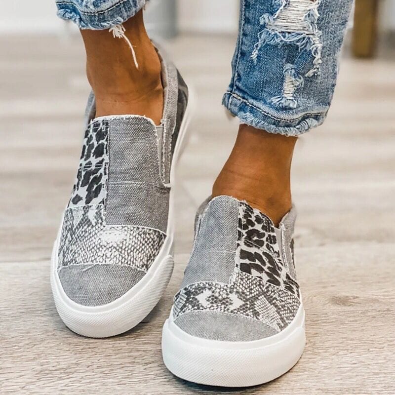 Noemi Canvas Slip-On Sneakers