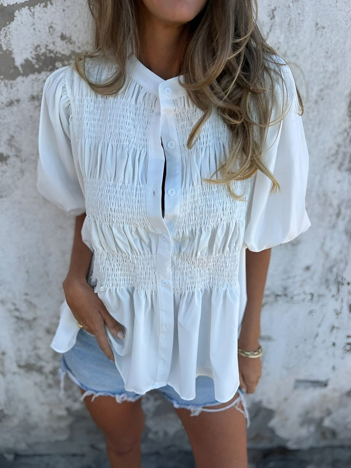 Silvana Pleated Blouse