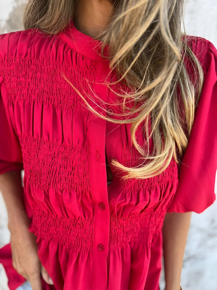 Silvana Pleated Blouse