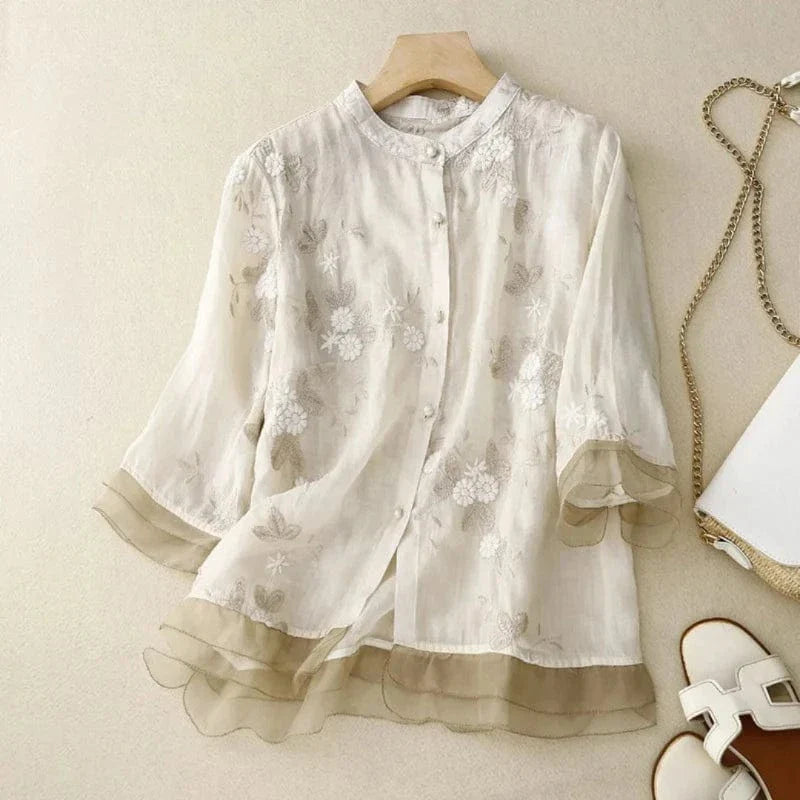 Laurienne Linen Blouse