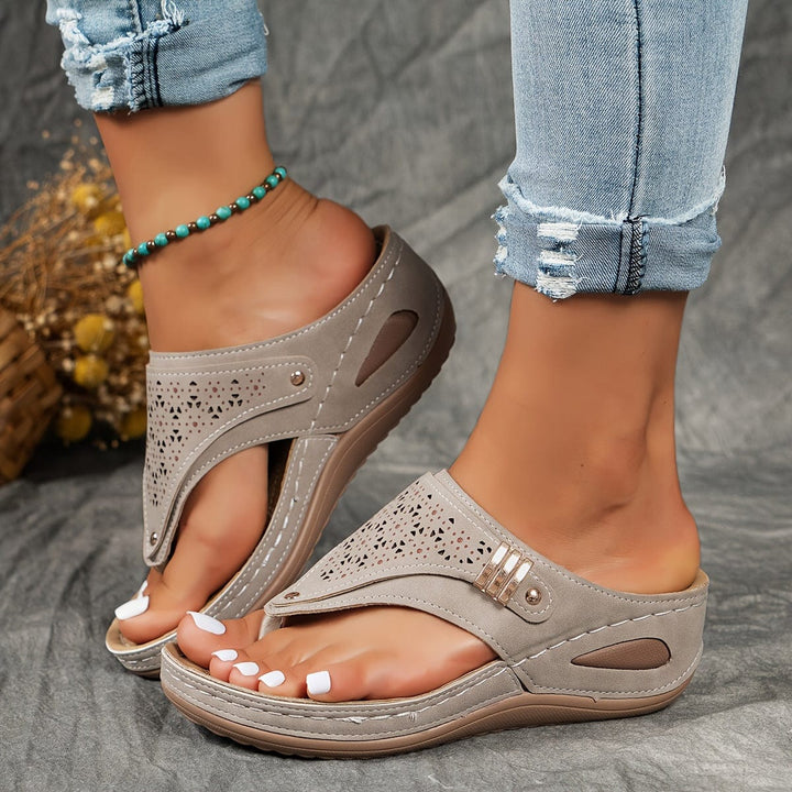 Giulia Orthopedic Wedge Sandals