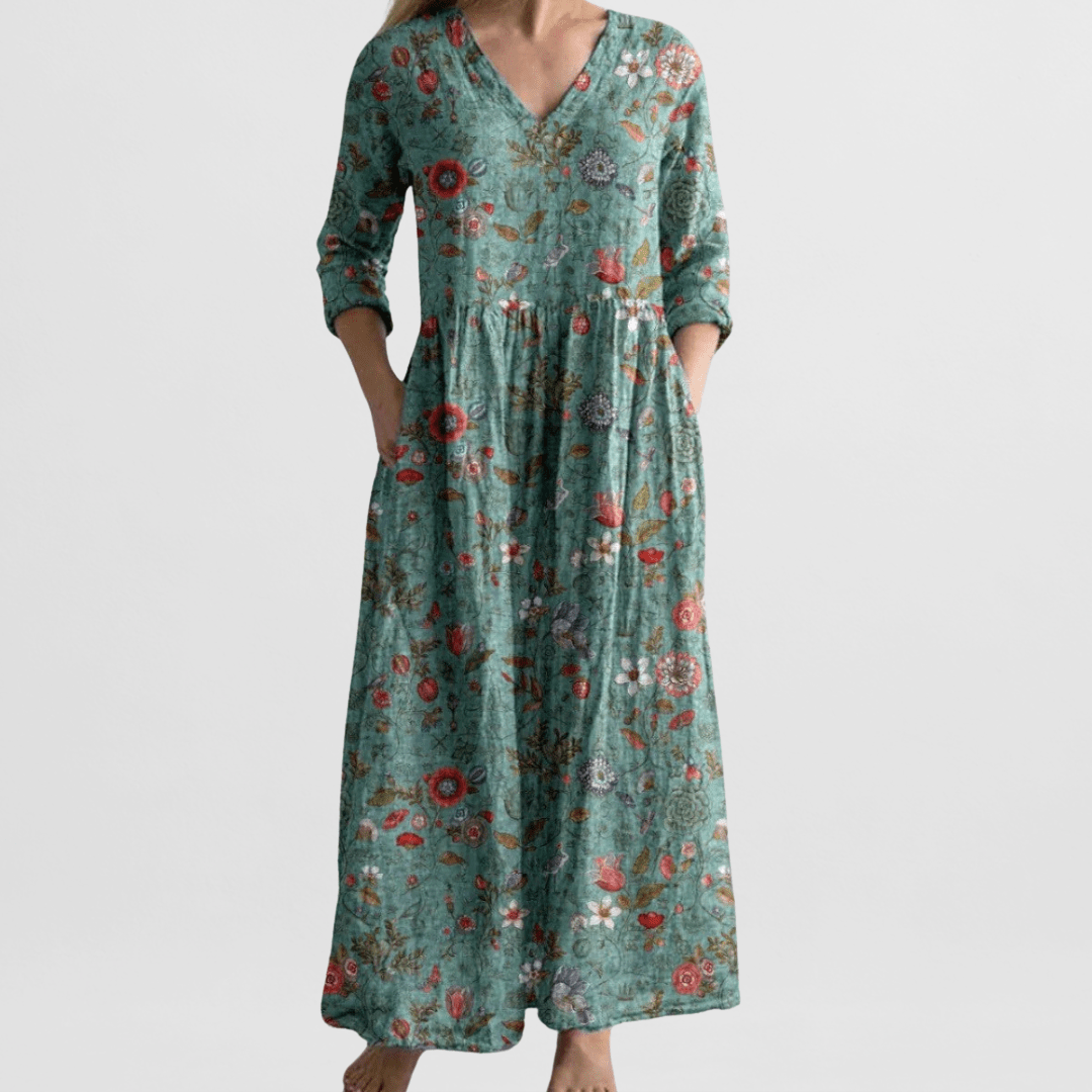 Serena Floral Maxi Dress