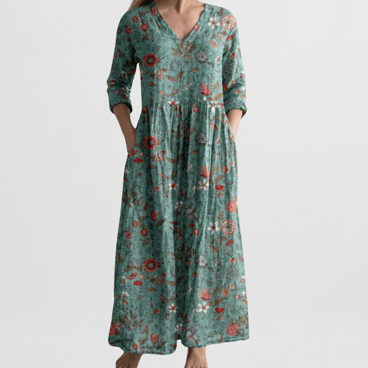 Serena Floral Maxi Dress