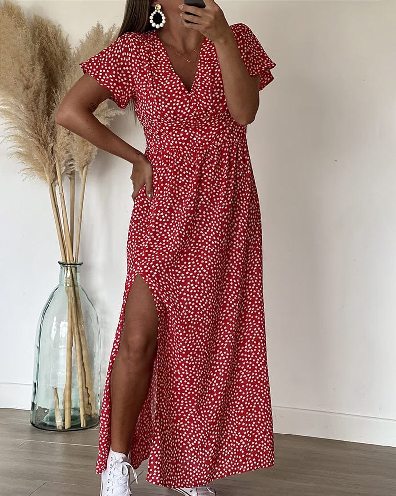Vivian V-Neck Dress