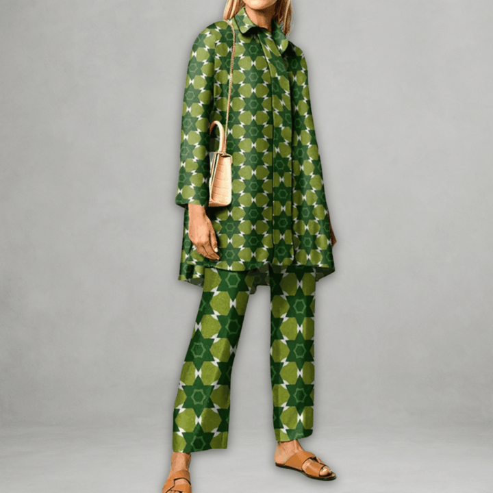 Zareen Retro Two-Piece Set