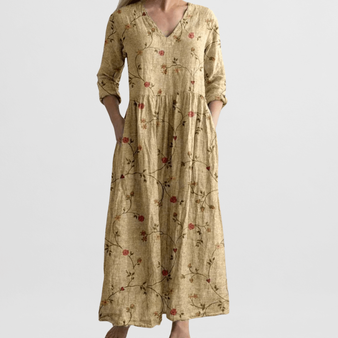 Serena Floral Maxi Dress