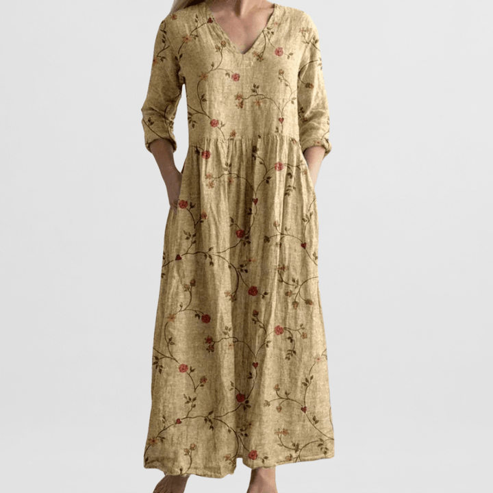 Serena Floral Maxi Dress