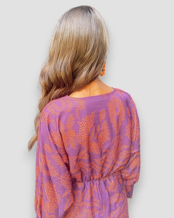 Kaia Twist-Front Maxi Dress