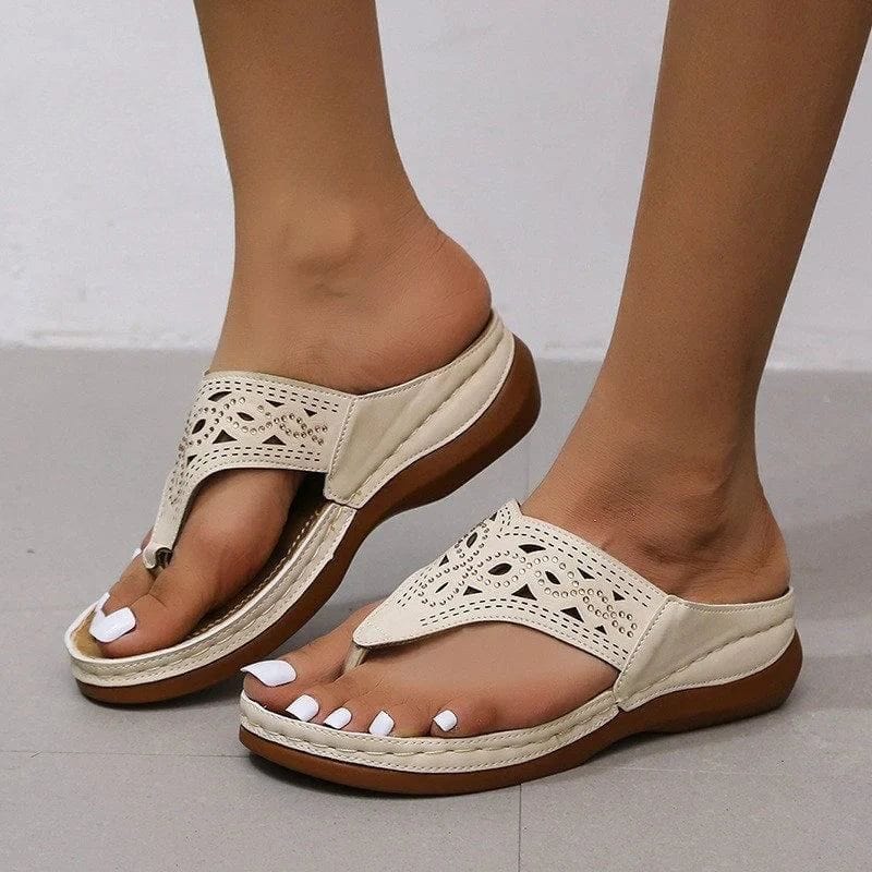 Pescoluse Orthopedic Leather Sandals