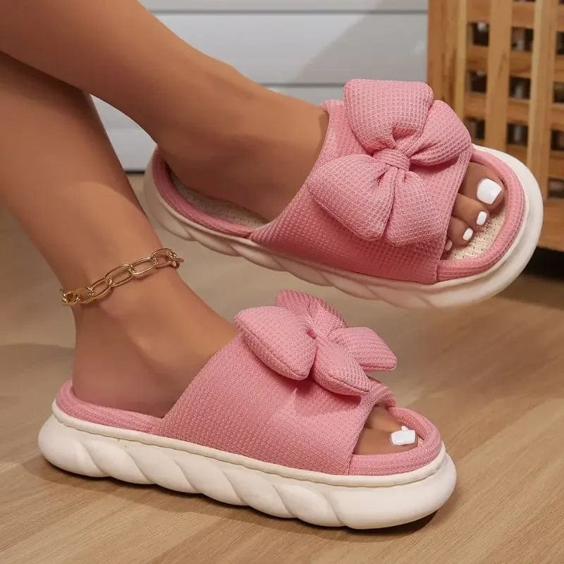 Cherie Bliss Bow Slides