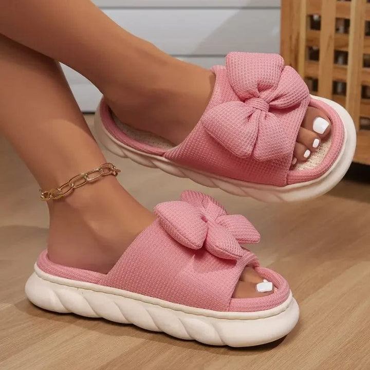 Cherie Bliss Bow Slides