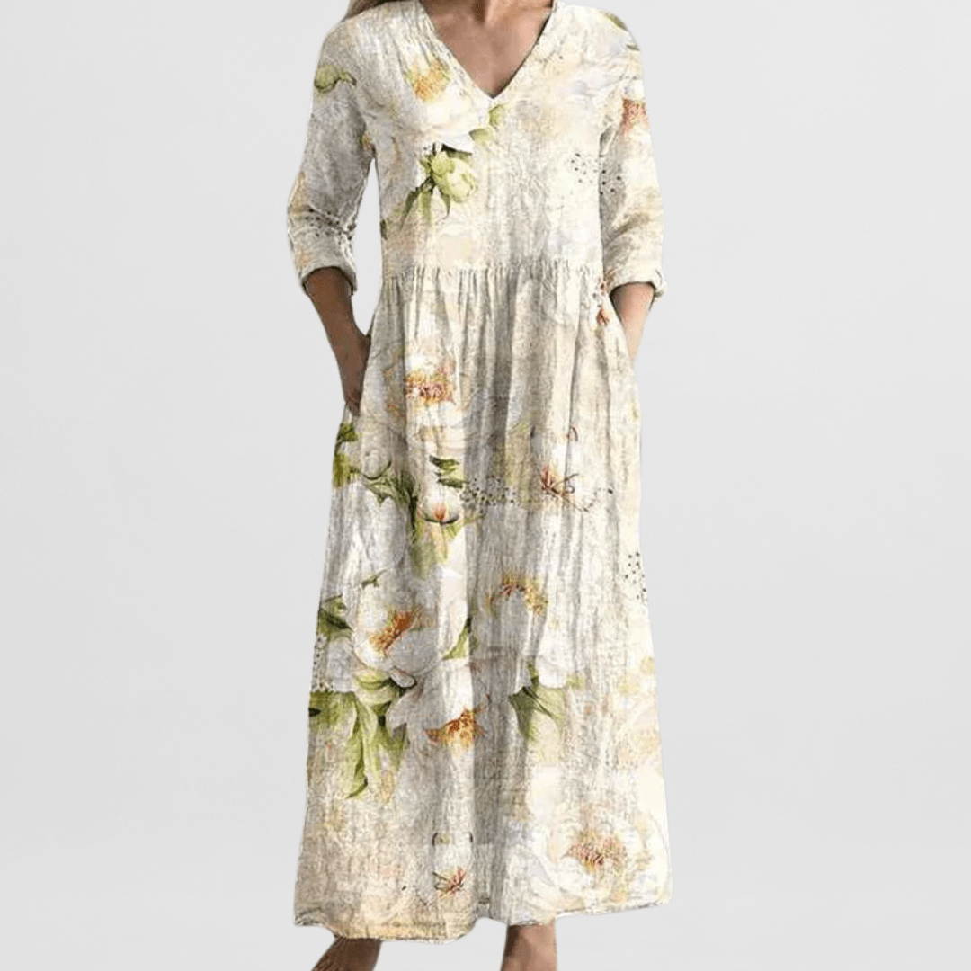 Serena Floral Maxi Dress