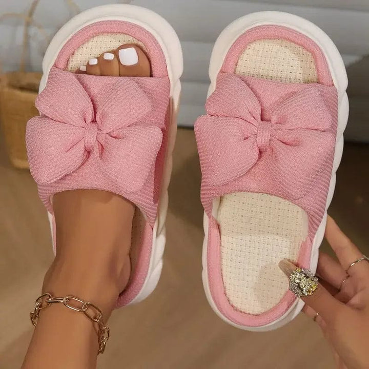Cherie Bliss Bow Slides