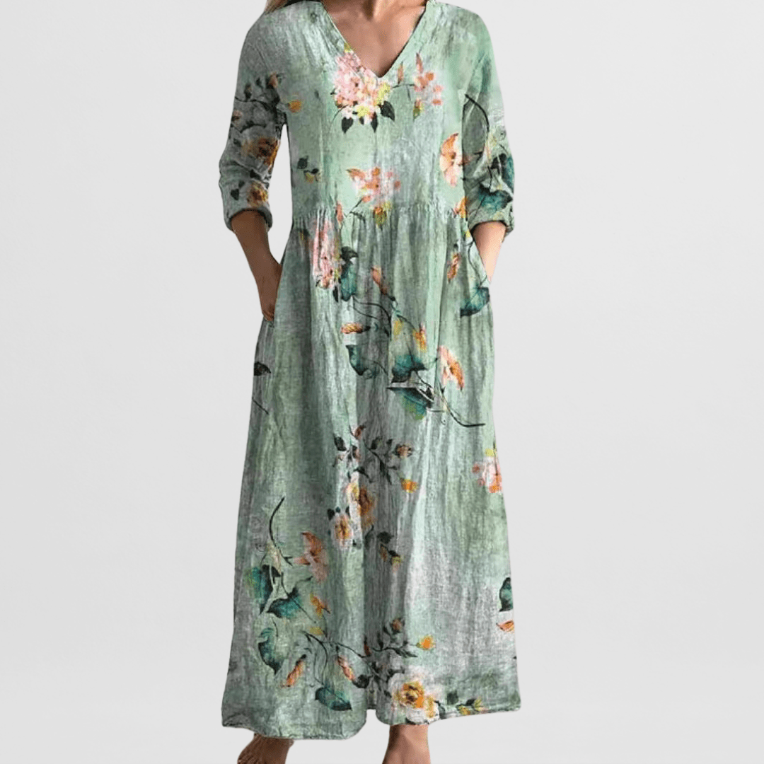 Serena Floral Maxi Dress