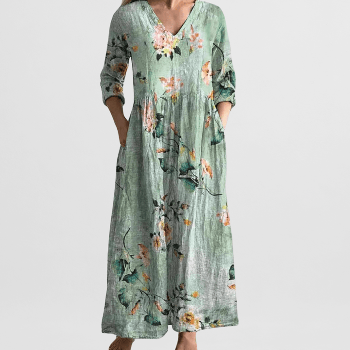 Serena Floral Maxi Dress