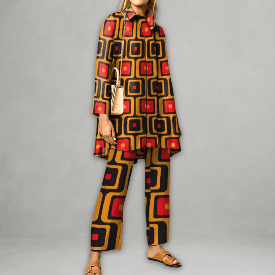 Zareen Retro Two-Piece Set