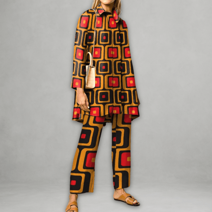 Zareen Retro Two-Piece Set