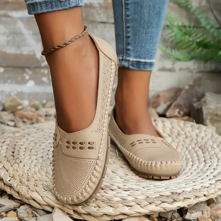 Alma Vintage Leather Loafers