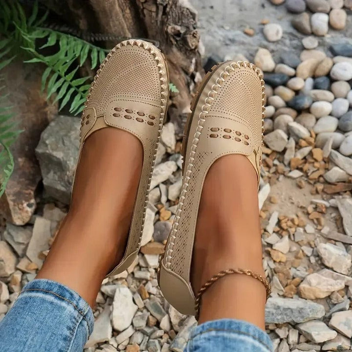 Alma Vintage Leather Loafers