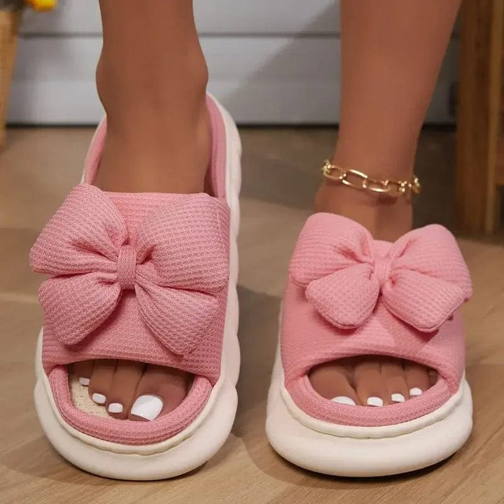 Cherie Bliss Bow Slides