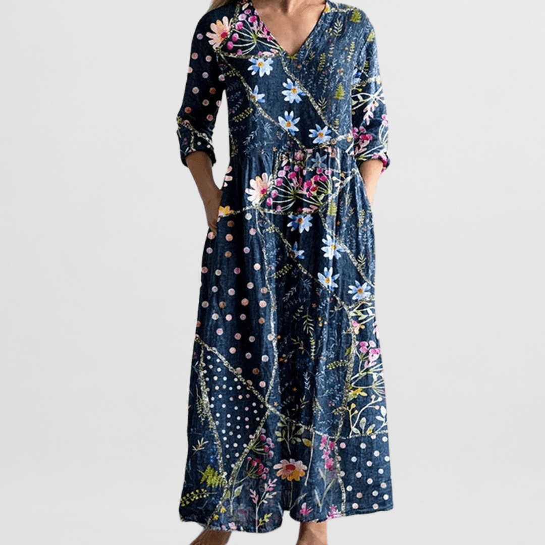 Serena Floral Maxi Dress