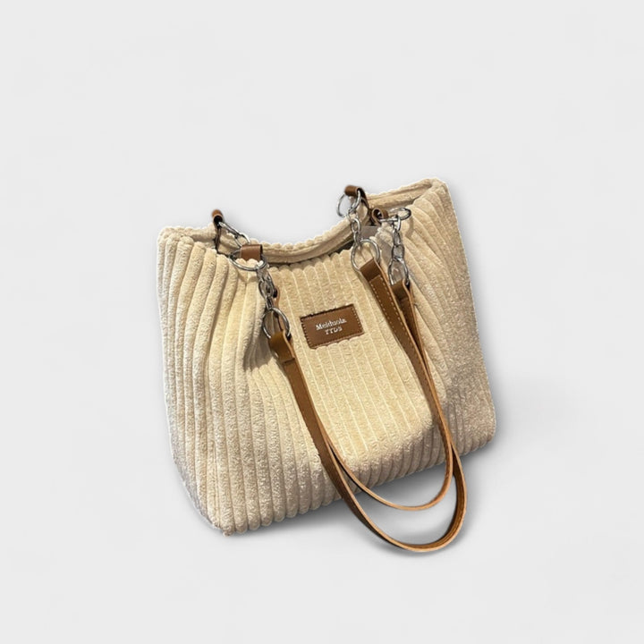 Ava - Soft Cord Shoulder Bag