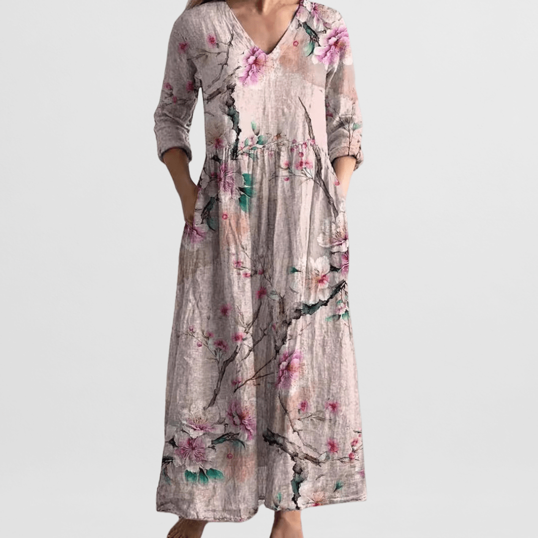 Serena Floral Maxi Dress