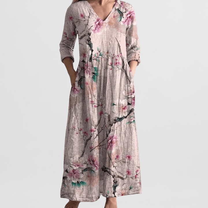 Serena Floral Maxi Dress