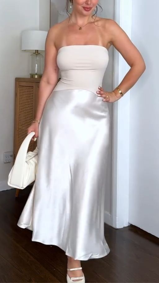 Midnight Anti-Slip Off-Shoulder Midi Dress